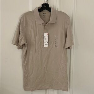 Uniqlo Airism Men’s  Beige Polo Shirt